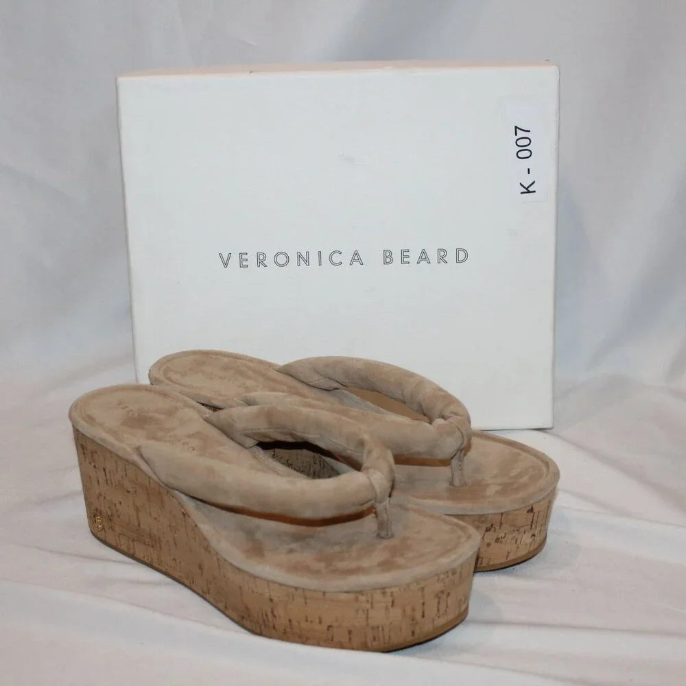 Veronica Beard cork platform